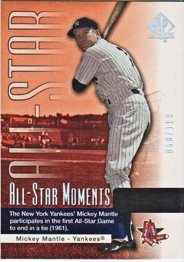 2004 SP Authentic #144 Mickey Mantle ASM