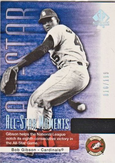 2004 SP Authentic #148 Bob Gibson ASM