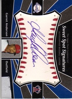 2004 Sweet Spot Signatures #GA Garret Anderson T4