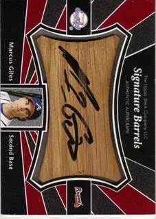 2004 Sweet Spot Signatures Barrel #MG Marcus Giles/64 *