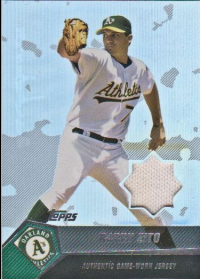 2004 Topps Clubhouse Relics #BZ Barry Zito Jsy A/230