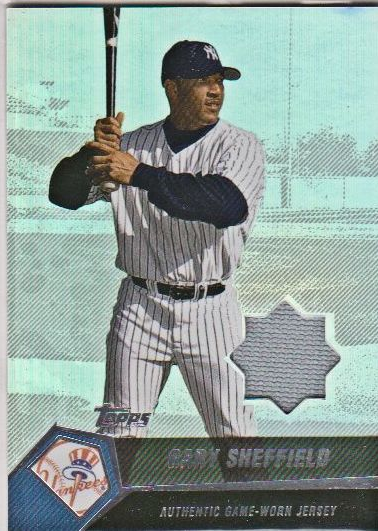 2004 Topps Clubhouse Relics #GS Gary Sheffield Jsy D