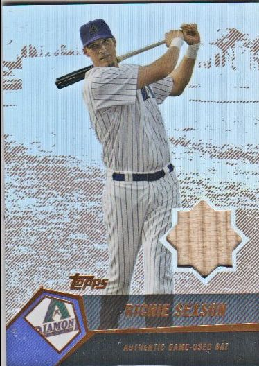 2004 Topps Clubhouse Copper Relics #RS Richie Sexson Bat