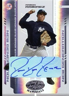 2004 Leaf Certified Materials Mirror Autograph White #269 Ramon Ramirez NG/100