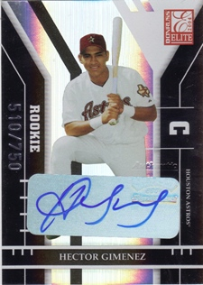 2004 Donruss Elite #151 Hector Gimenez AU/750 RC