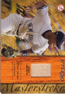 2004 Studio Masterstrokes Material Bat #19 Alfonso Soriano