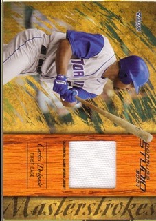 2004 Studio Masterstrokes Material Jersey #8 Carlos Delgado/250