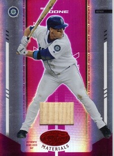 2004 Leaf Certified Materials Mirror Bat Red #26 Bret Boone/150