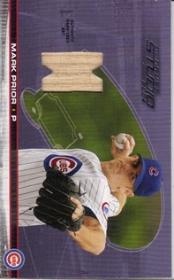 2004 Studio Diamond Cuts Material Bat #7 Mark Prior/200