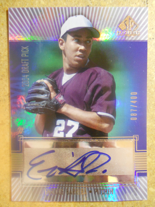 2004 SP Prospects #411 Enrique Barrera AU/400 RC