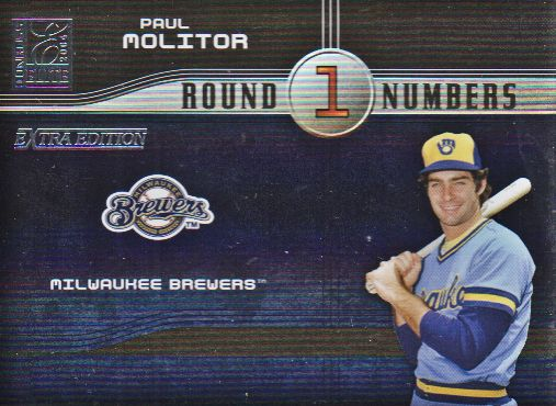 2004 Donruss Elite Extra Edition Round Numbers #4 Paul Molitor
