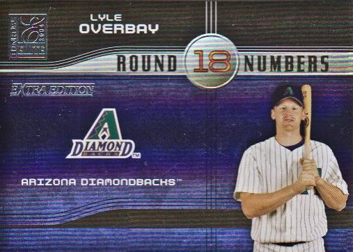 2004 Donruss Elite Extra Edition Round Numbers #14 Lyle Overbay