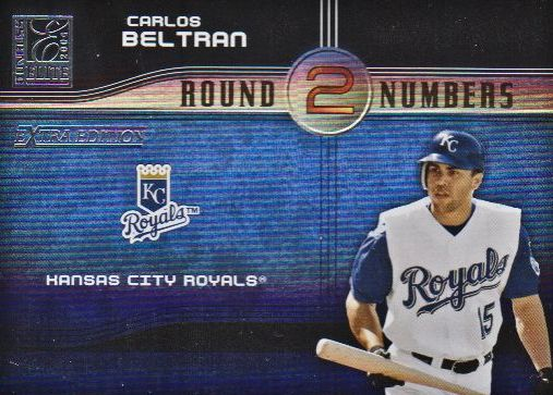 2004 Donruss Elite Extra Edition Round Numbers #15 Carlos Beltran