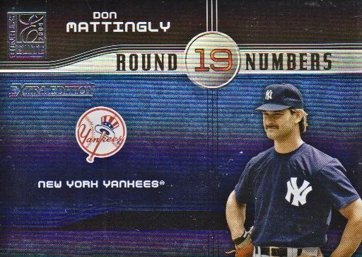 2004 Donruss Elite Extra Edition Round Numbers #23 Don Mattingly