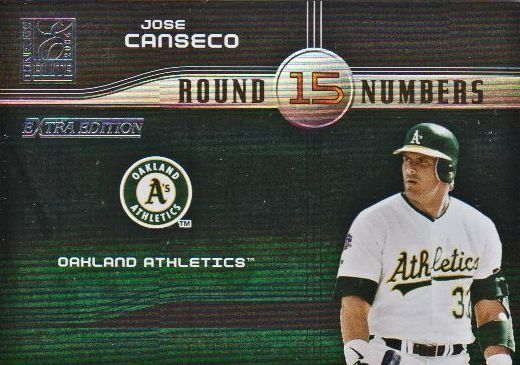 2004 Donruss Elite Extra Edition Round Numbers #34 Jose Canseco