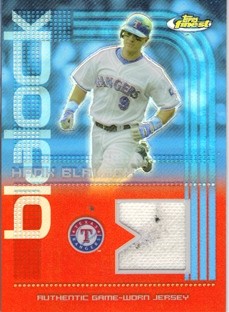 2004 Finest Relics #HB1 Hank Blalock Bat A