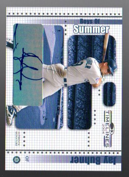 2004 Donruss Timelines Boys of Summer Autograph #17 Jay Buhner