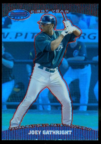 2004 Bowman's Best Red #JRG Joey Gathright FY