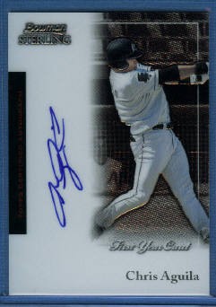 2004 Bowman Sterling #CA Chris Aguila FY AU RC