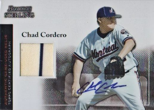 2004 Bowman Sterling #CC Chad Cordero AU Jsy
