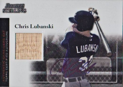 2004 Bowman Sterling #CL Chris Lubanski AU Bat