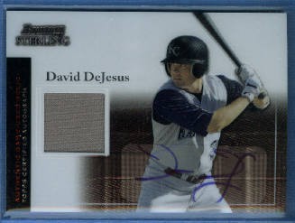 2004 Bowman Sterling #DD David DeJesus AU Jsy