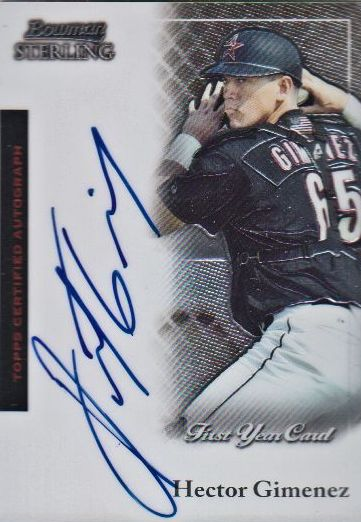 2004 Bowman Sterling #HG Hector Gimenez FY AU RC