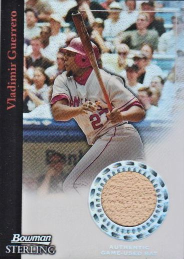 2004 Bowman Sterling Refractors #VG Vladimir Guerrero Bat