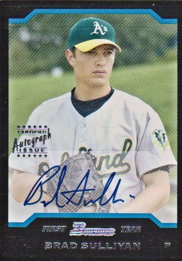 2004 Bowman Autographs #173 Brad Sullivan