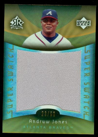 2005 Reflections Super Swatch #AJ Andruw Jones