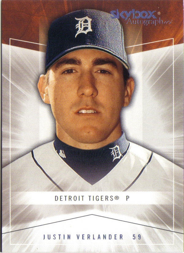2005 SkyBox Autographics #115 Justin Verlander ROO RC