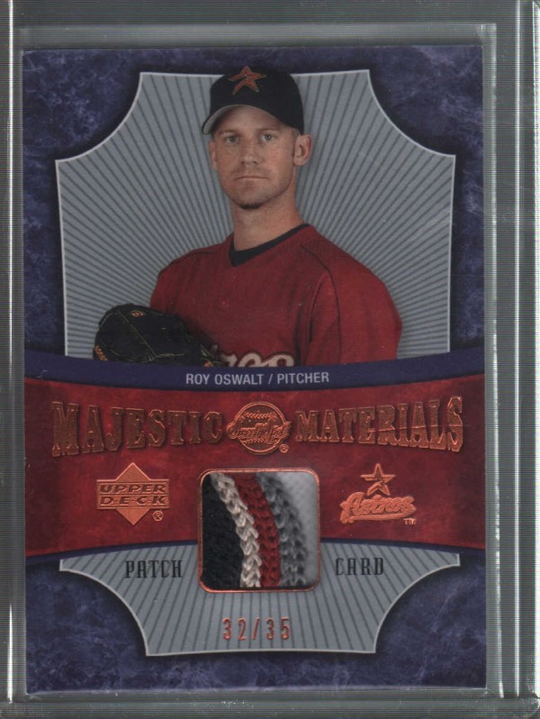 2005 Sweet Spot Majestic Materials Patch #RO Roy Oswalt