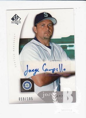 2005 SP Authentic #135 Jorge Campillo AU RC