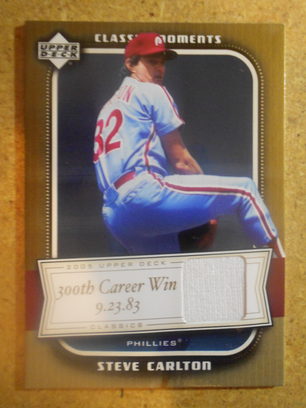 2005 Upper Deck Classics Moments Materials #SC Steve Carlton Pants