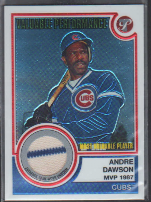 2005 Topps Pristine Legends Valuable Performance Relics #AD Andre Dawson Uni C