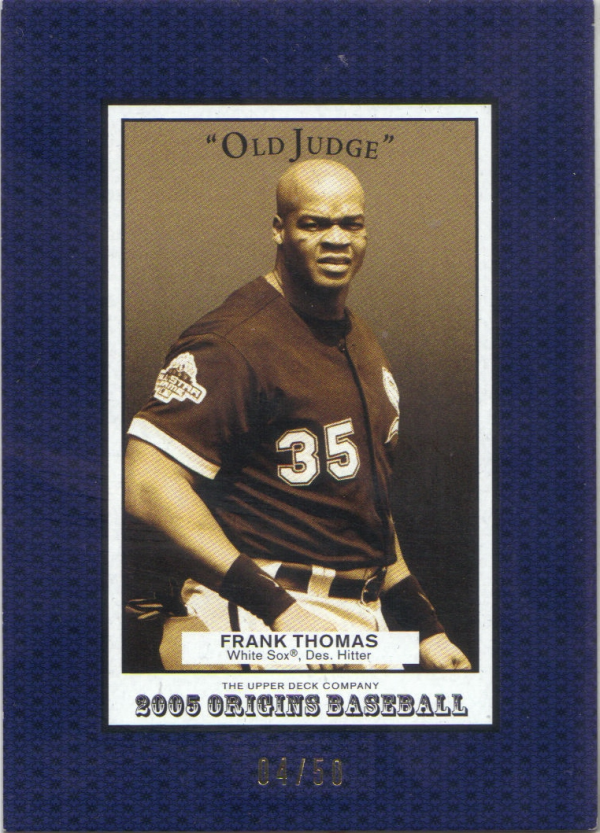 2005 Origins Old Judge Blue #77 Frank Thomas