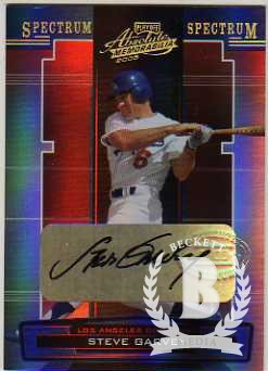 2005 Absolute Memorabilia Autograph Spectrum Gold #192 Steve Garvey/50