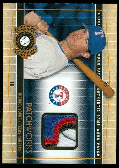 2005 Fleer Patchworks Patch #MY Michael Young