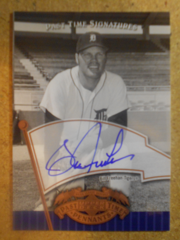 2005 UD Past Time Pennants Signatures Bronze #BF Bill Freehan T3