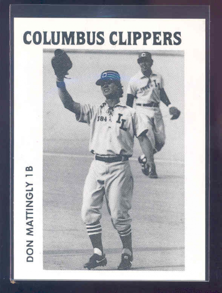 1982 Columbus Clippers TCMA #21 Don Mattingly