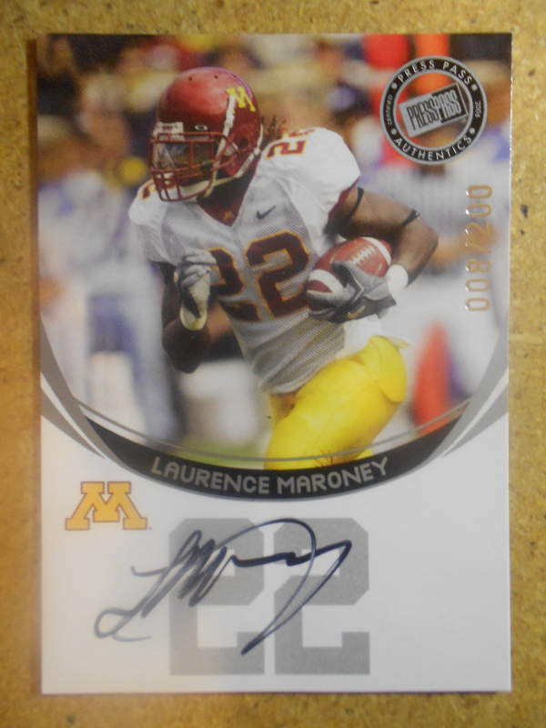 2006 Press Pass Autographs Silver #45 Laurence Maroney