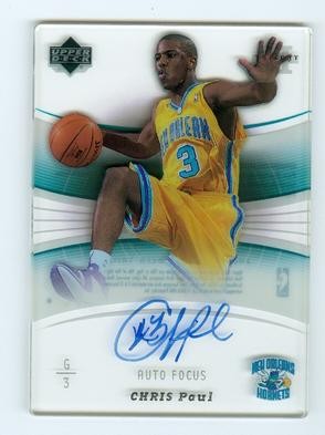 2005-06 Upper Deck Trilogy Auto Focus #CP Chris Paul