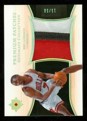 2005-06 Ultimate Collection Premium Patches #PPBG Ben Gordon/50