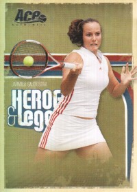 2006 Ace Authentic Heroes & Legends #25 Jarmila Gajdosova RC
