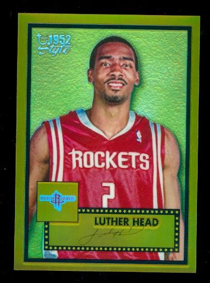 2005-06 Topps Style Chrome Refractors Gold #152 Luther Head