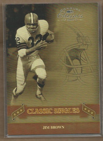 2006 Donruss Classics Classic Singles Silver #7 Jim Brown
