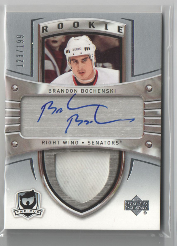 2005-06 The Cup #149 Brandon Bochenski JSY AU RC