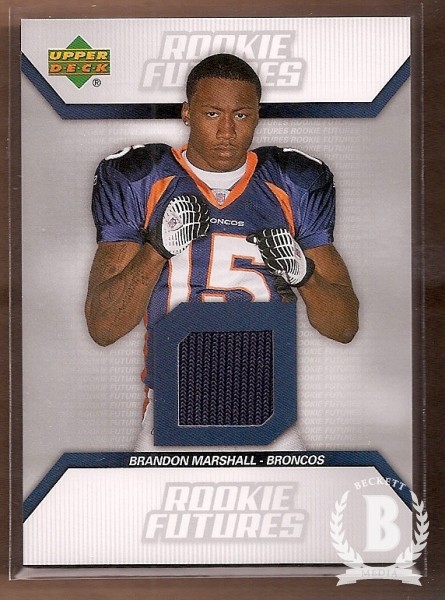 2006 Upper Deck Rookie Futures Jerseys  #RFBM Brandon Marshall