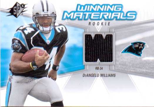 2006 SPx Rookie Winning Materials #WMRDW DeAngelo Williams