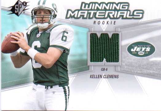2006 SPx Rookie Winning Materials #WMRKC Kellen Clemens